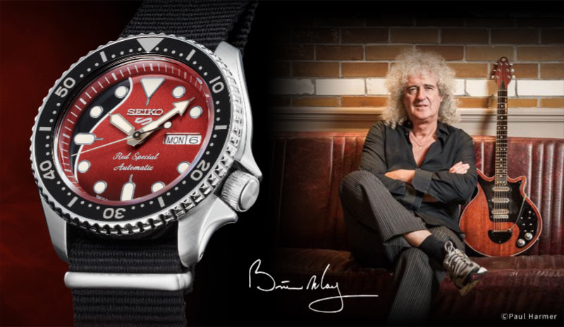 Brian May (Queen) Seiko Red Special